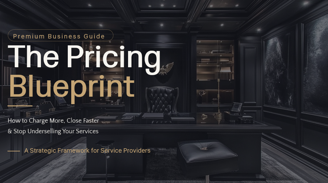 The Pricing Blueprint